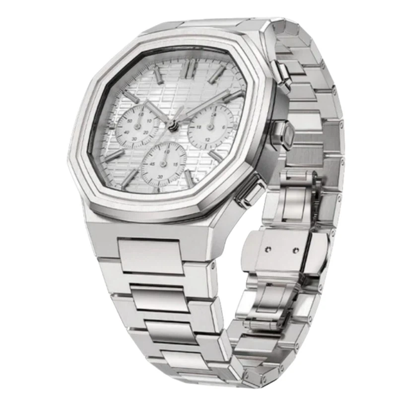 Fashionable Design High Quality Stainless Steel Men's Custom Quartz Wristwatch With Chronograph