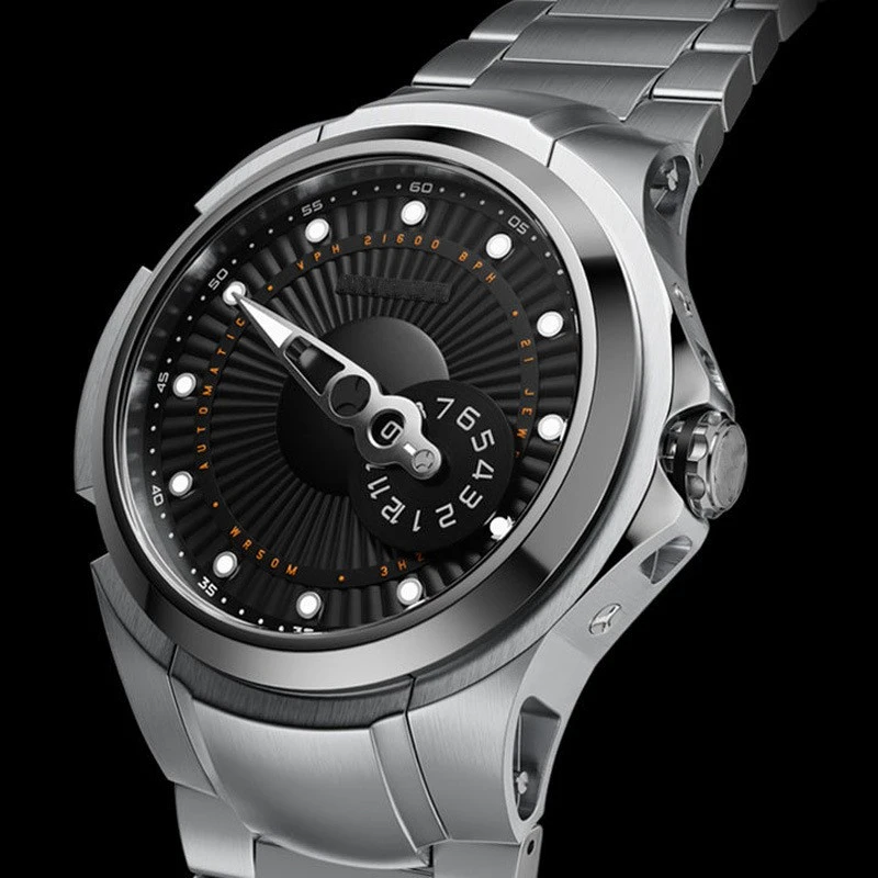 Creative Single Needle Disc Men's Mechanical Watch
