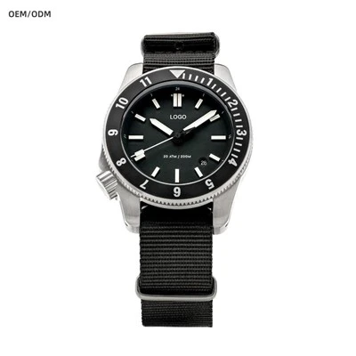 Relógio mecânico do mergulho do relógio 200M dos homens de 42MM com personalização japonesa do OEM & do ODM do movimento NH35
