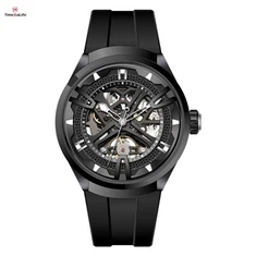 ODM Custom Skeleton Dial Watches Men Automatic Mechanical