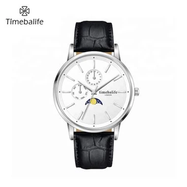Mulheres Movimento 6P21 Moonphase Watch