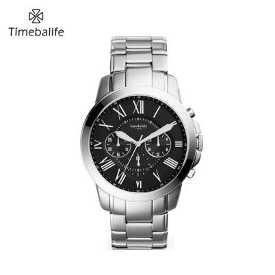 Relógio de aço inoxidável de luxo para homens