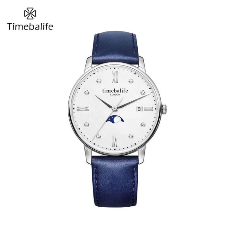 Relógio de Moonphase das mulheres de Vogue