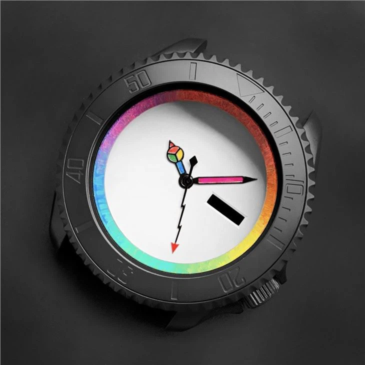 New Design Custom Blank Part Manufacturer Printing Wrist Chronograph Oem Maker Print Luminous Watch Dial Making