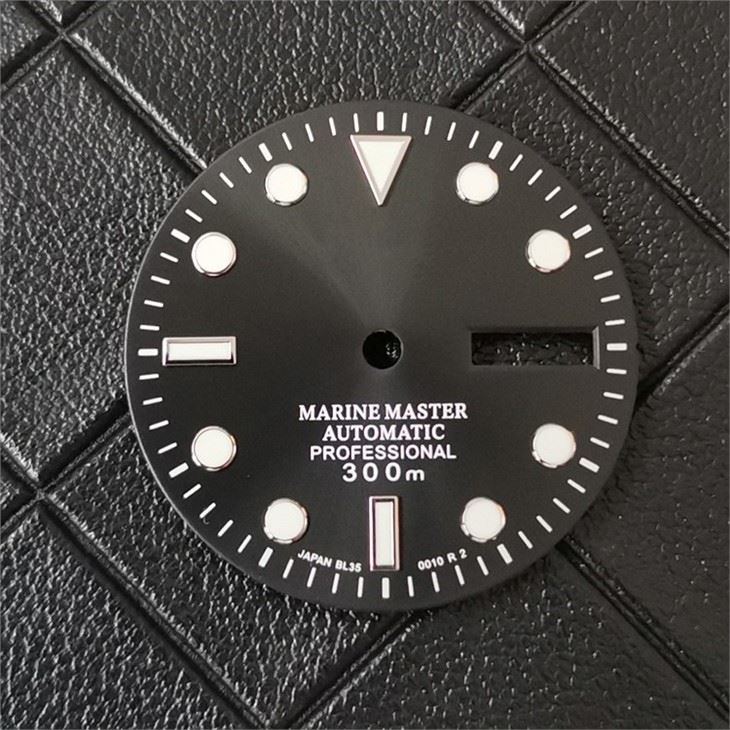 28.5mm Watch Dial Luminova C1 For Seiko Nh35