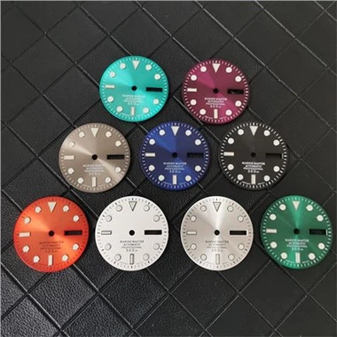 28.5mm Watch Dial Luminova C1 Para Seiko Nh35