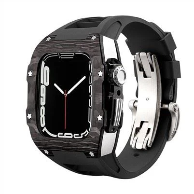 Caixa de fibra de carbono para Apple Watch